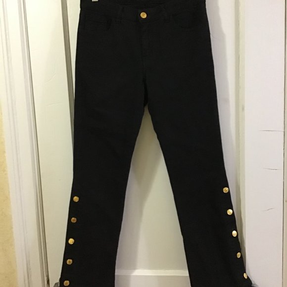 Denim - NWT VILAGALLO FEATHER FRINGE JEANS. 38